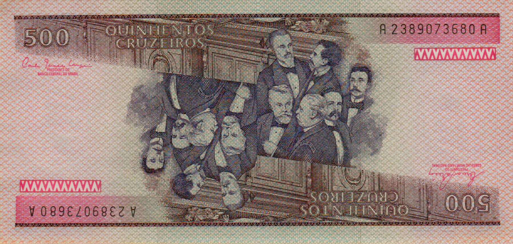 Brazil 500 1981 UNC P-200/a
